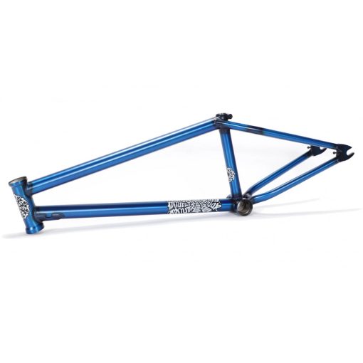 Trans blue best sale bmx frame